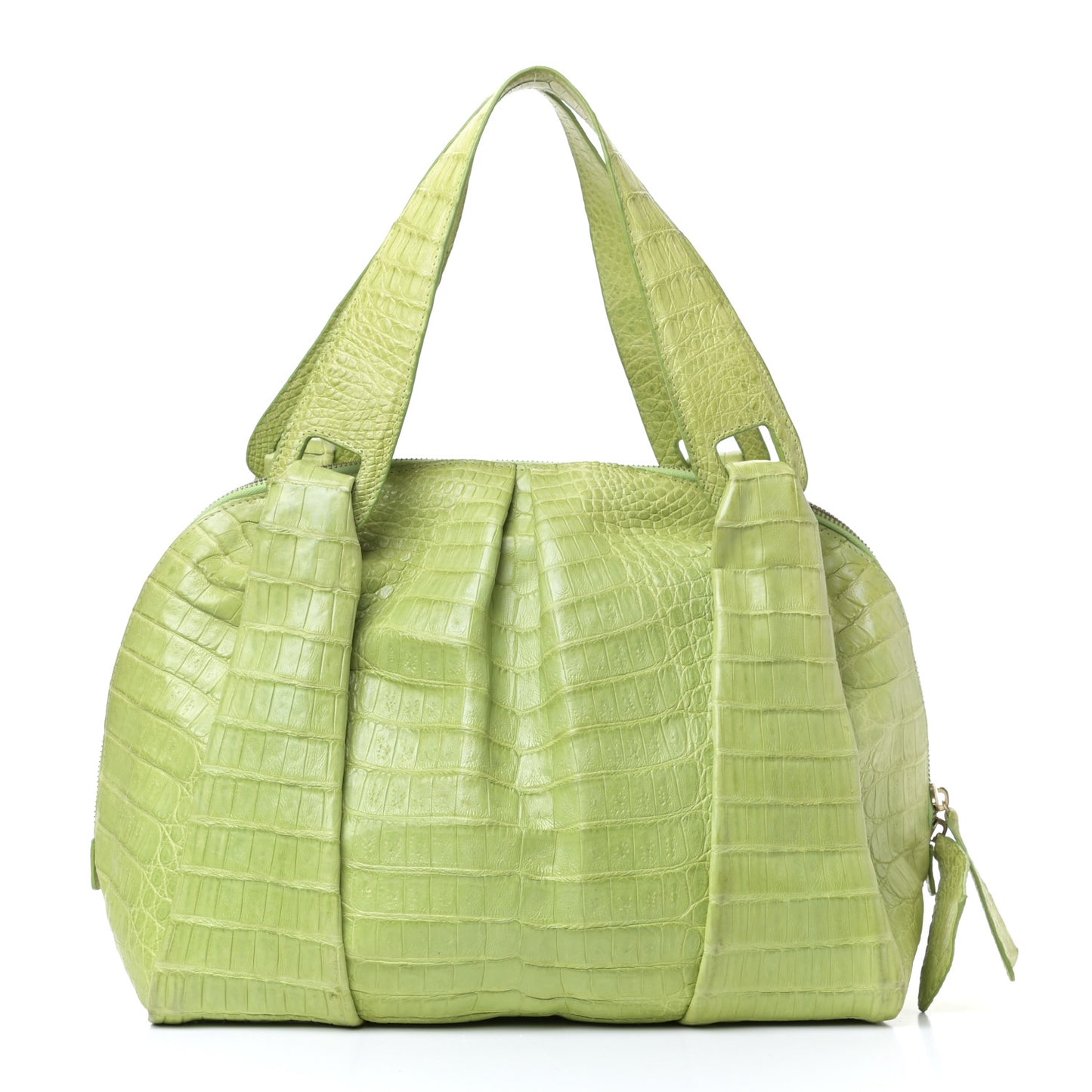 Crocodile Tote Lime