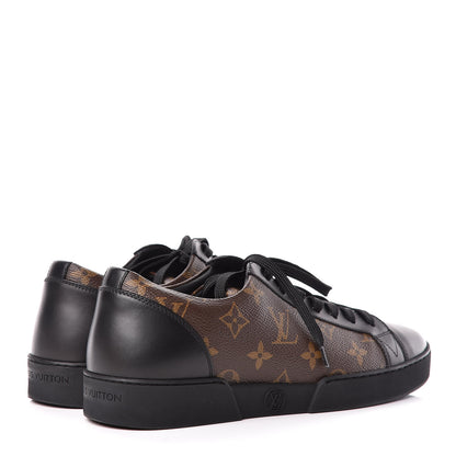 Louis Vuitton Calfskin Monogram Luxembourg Sneakers 6 Black 4 of 10