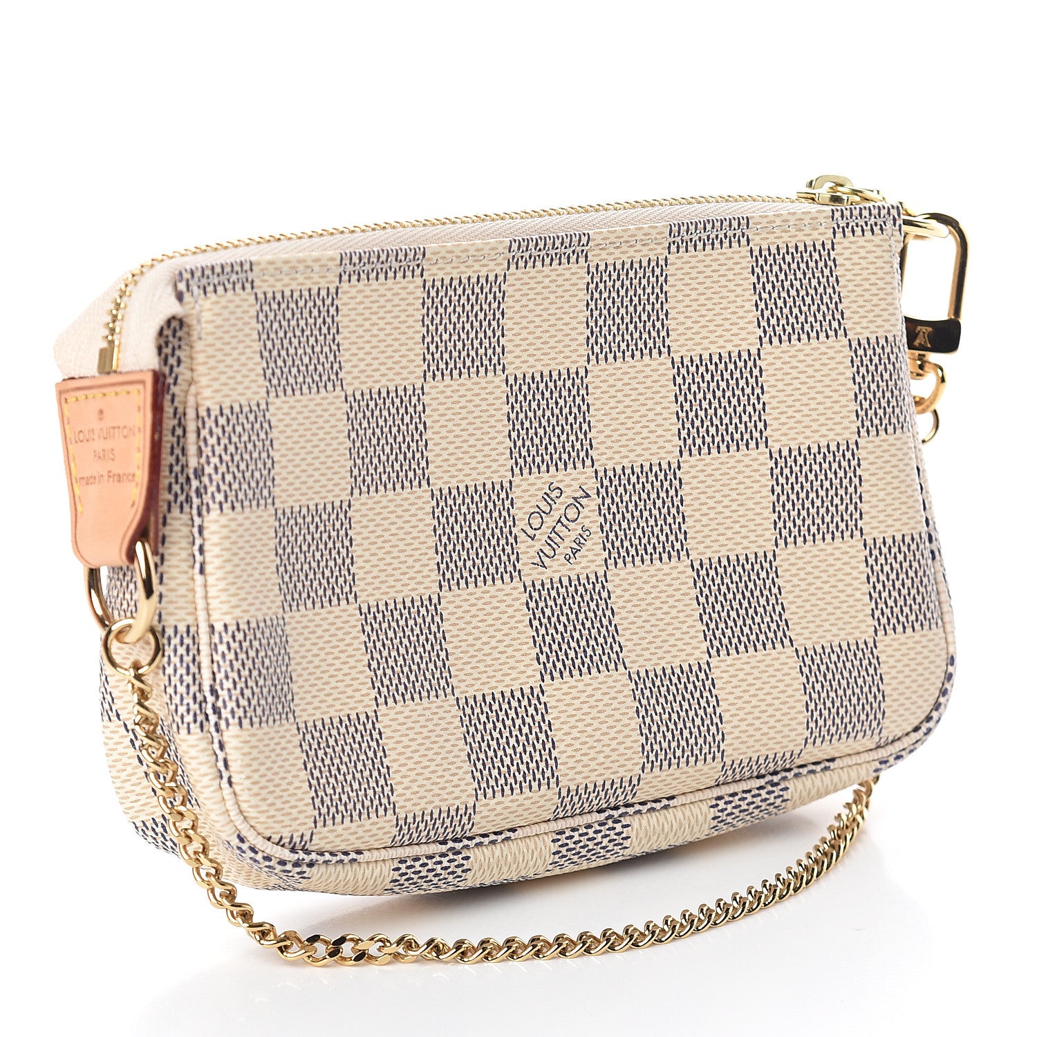 Louis Vuitton Damier Azur Mini Pochette Accessories 2 of 6