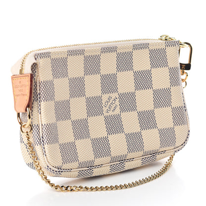 Louis Vuitton Damier Azur Mini Pochette Accessories 2 of 6