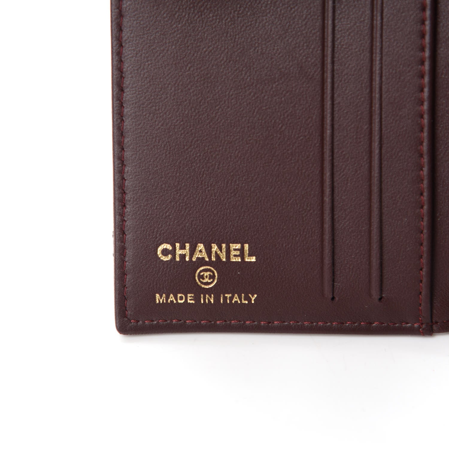 Chanel Lambskin Quilted Card Holder Wallet Black 6 of 8
