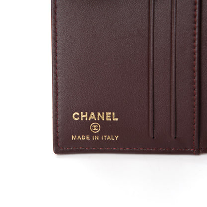 Chanel Lambskin Quilted Card Holder Wallet Black 6 of 8
