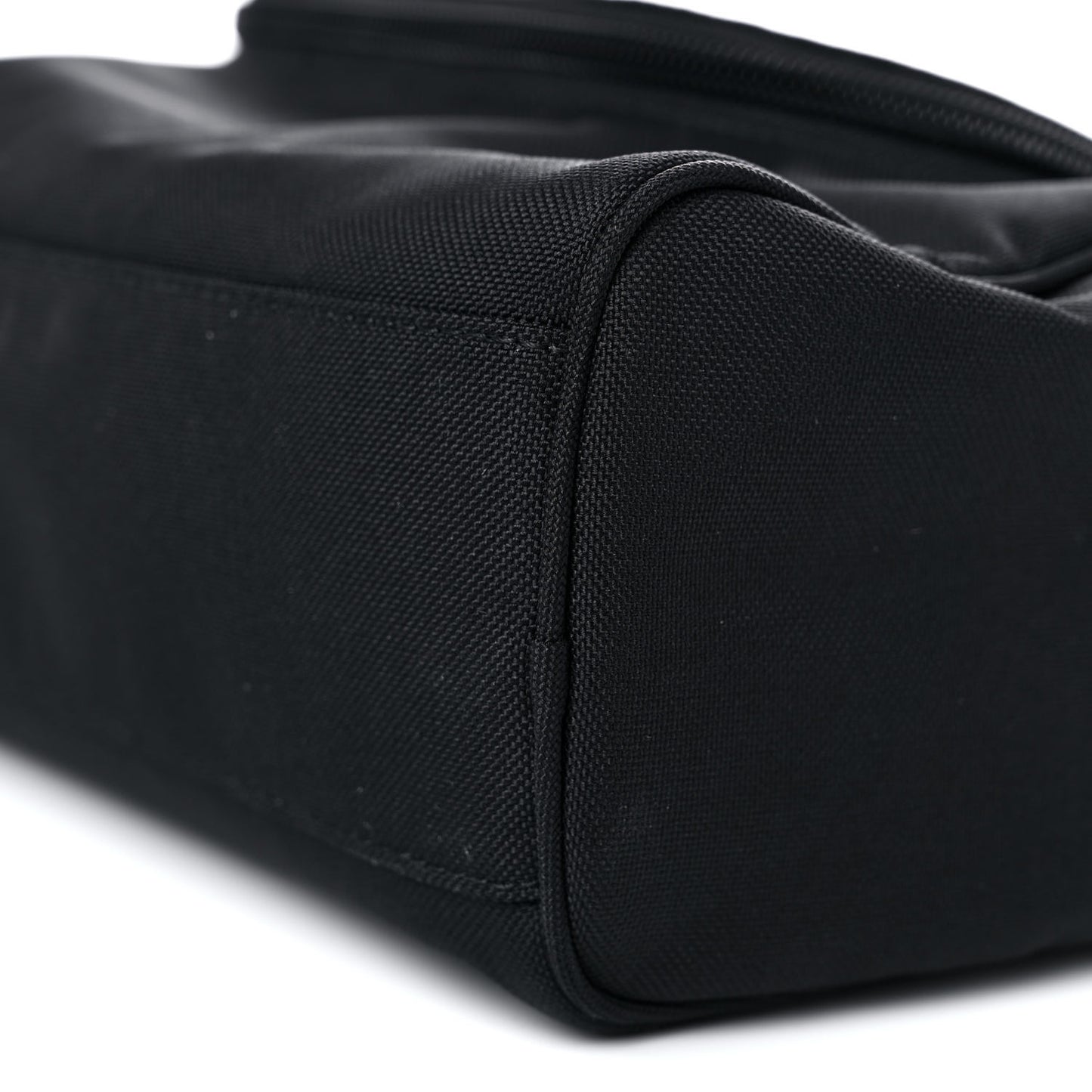 Nylon Gym Wear Messenger Bag Black