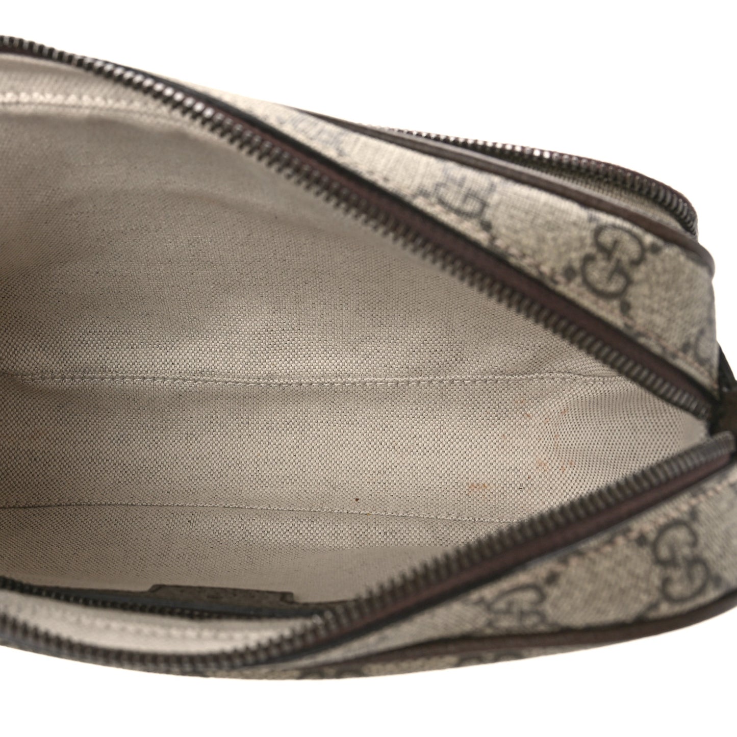 GG Supreme Monogram Calfskin Web Small Ophidia Messenger Bag Beige Ebony New Acero