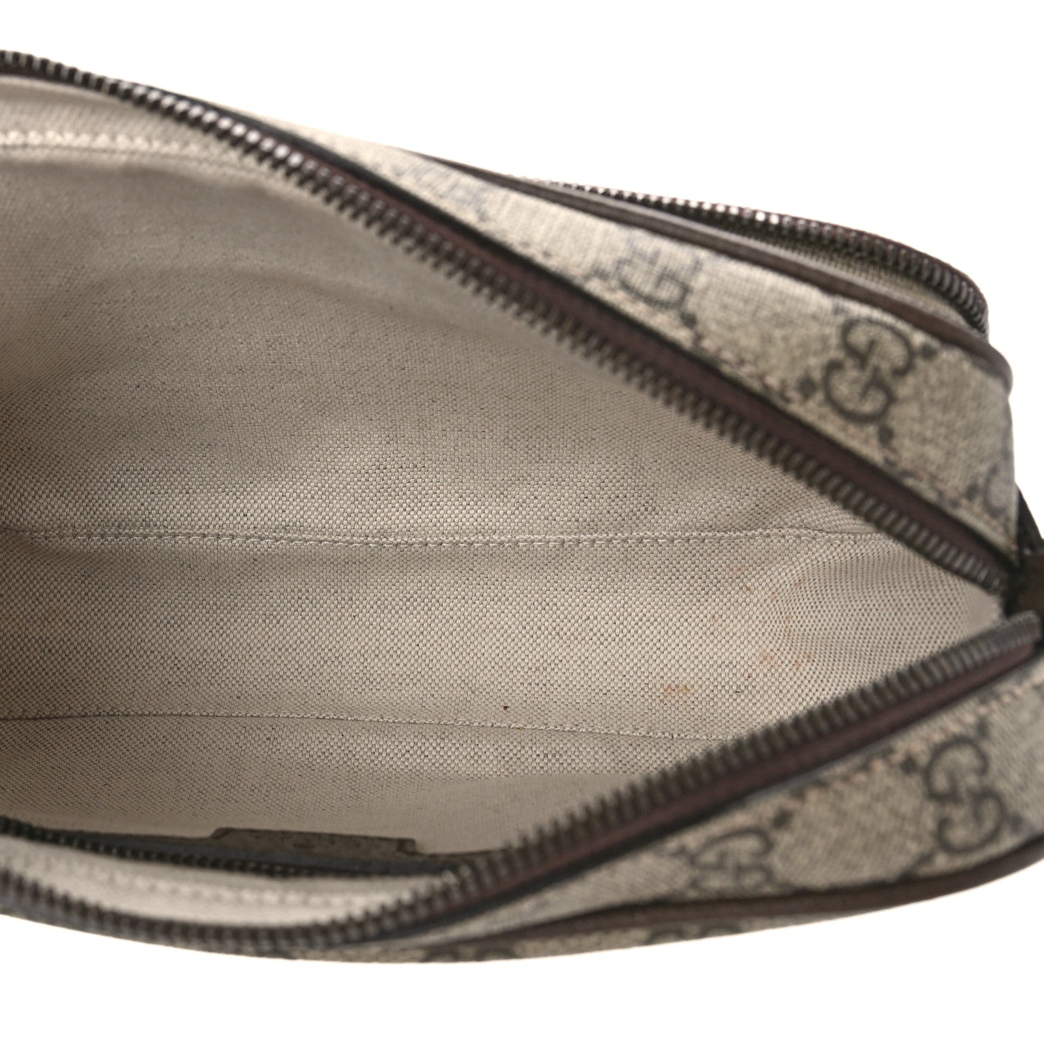 Gucci GG Supreme Monogram Calfskin Web Small Ophidia Messenger Bag Beige Ebony New Acero 5 of 8