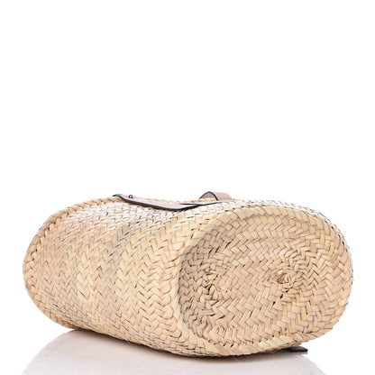 Loewe Raffia Basket Tote Bag Natural Tan 4 of 9