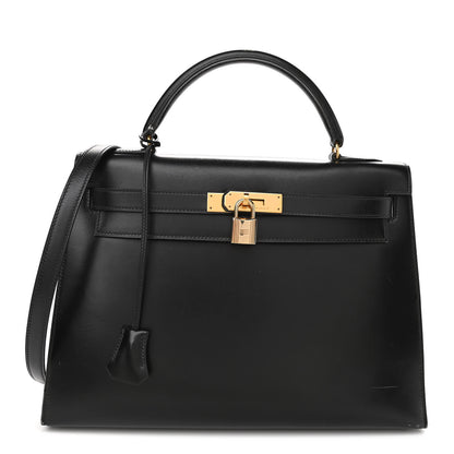 Hermes Box Kelly Sellier 32 Black 1 of 14