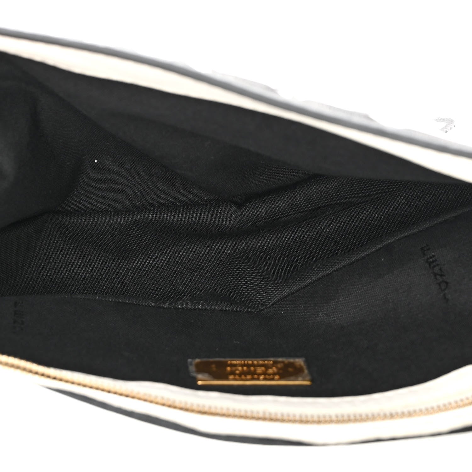 Fendi X JOSHUA VIDES Nappa FF Embossed Baguette White Black 5 of 10