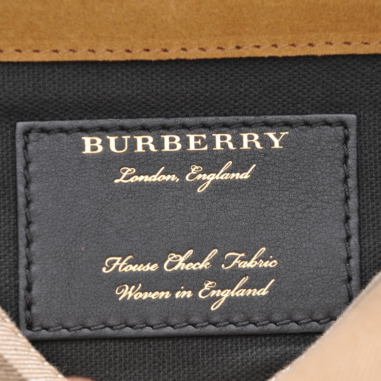 Burberry Derby Calfskin House Check Small Macken Crossbody Bag Mahogany Red 6 of 8