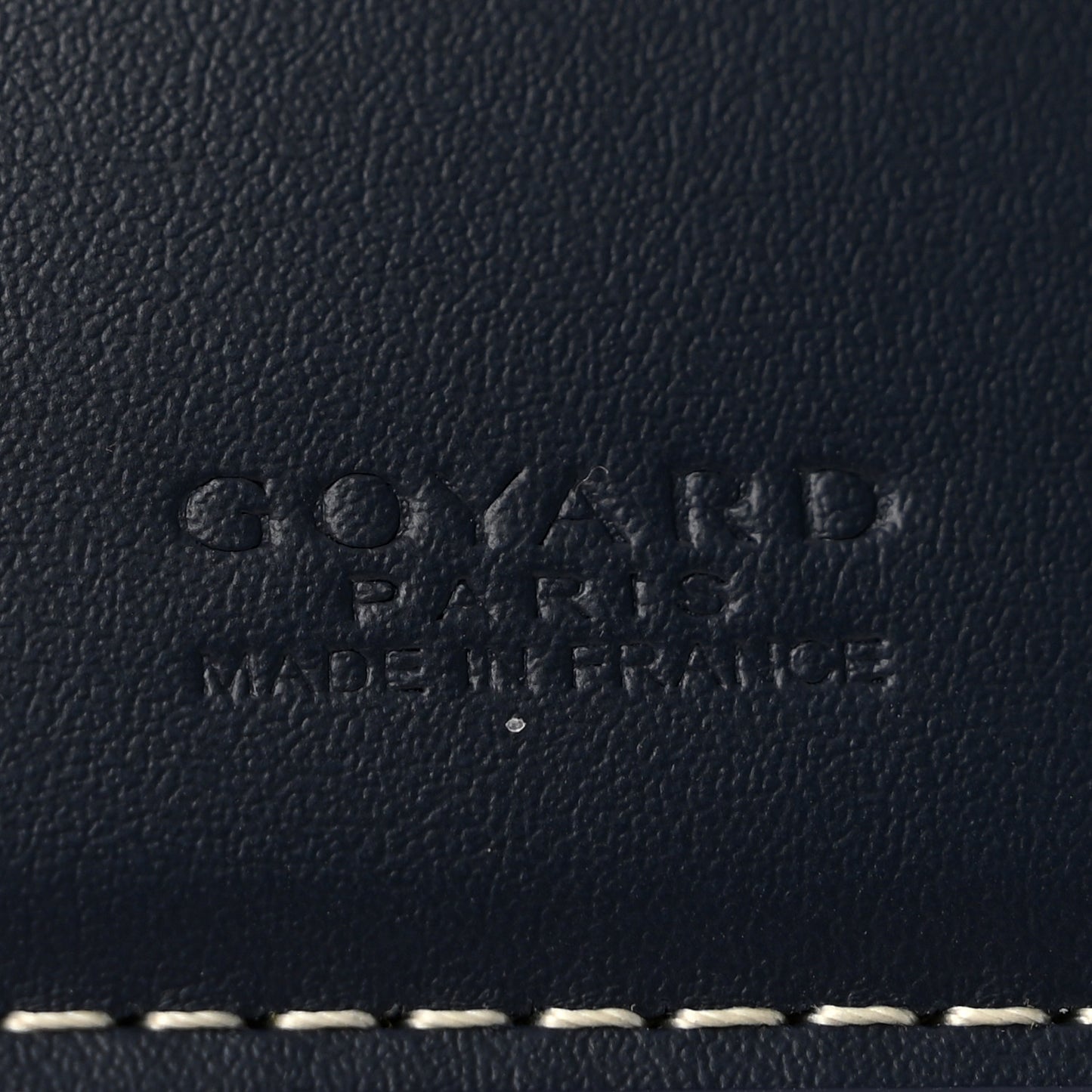 Goyardine Saint Pierre Card Holder Navy