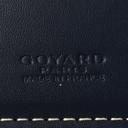 Goyard Goyardine Saint Pierre Card Holder Navy 6 of 7