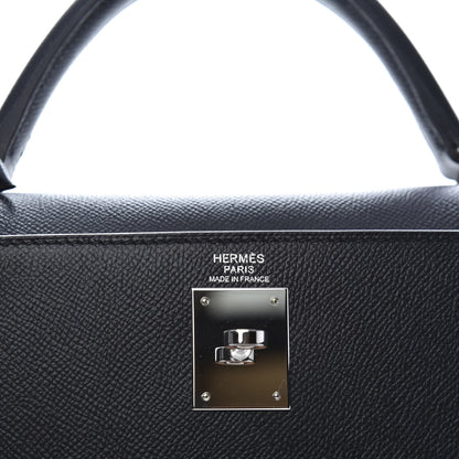 Hermes Epsom Kelly Sellier 32 Black 10 of 12