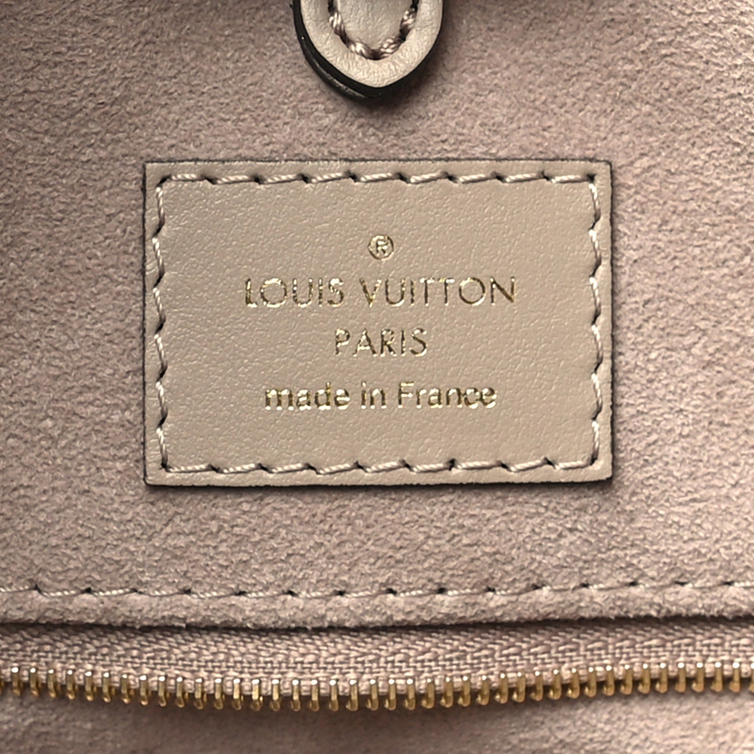 Louis Vuitton Empreinte Monogram Giant Onthego MM Tourterelle Creme 6 of 9