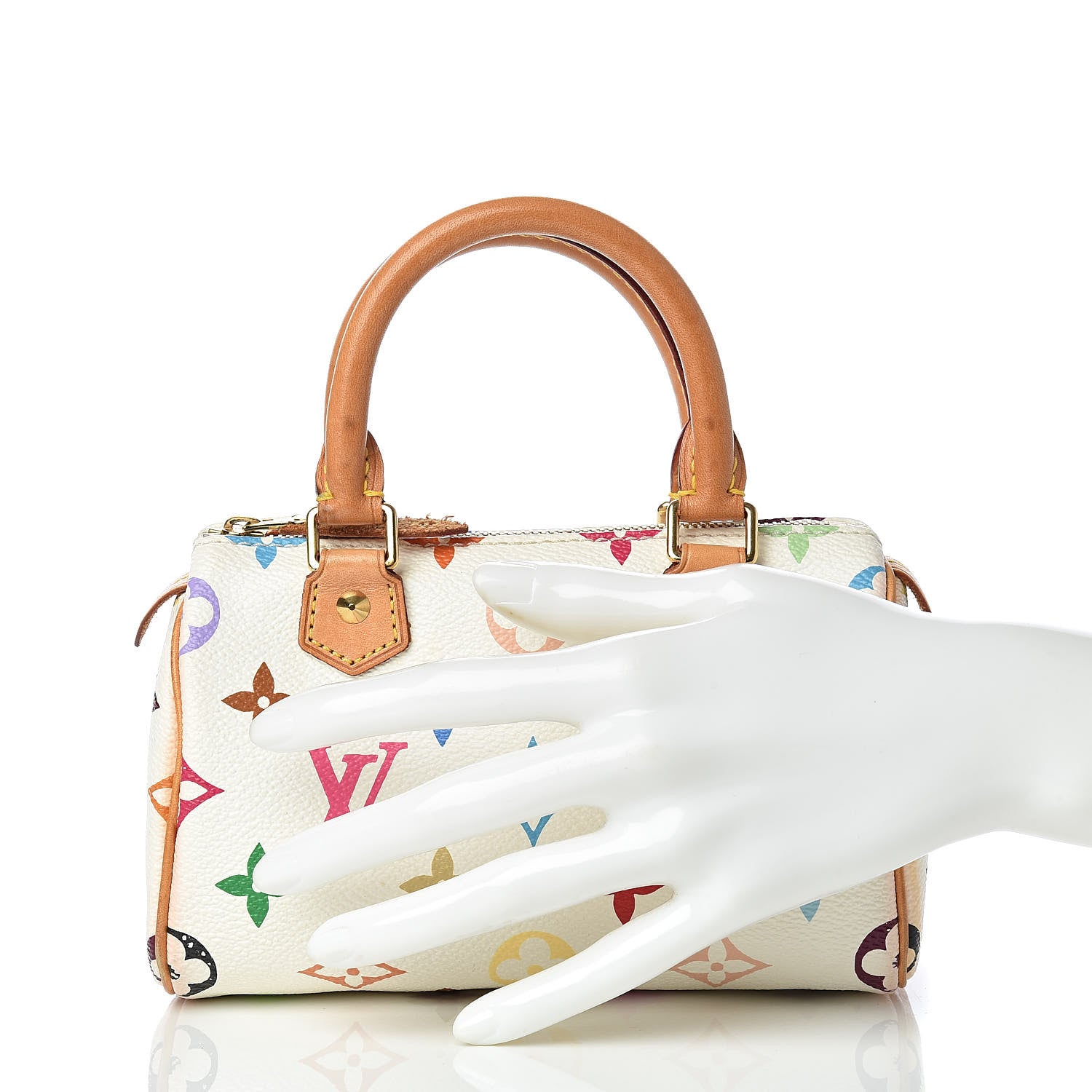 Louis Vuitton Monogram Multicolor Mini Sac HL Speedy White 2 of 11