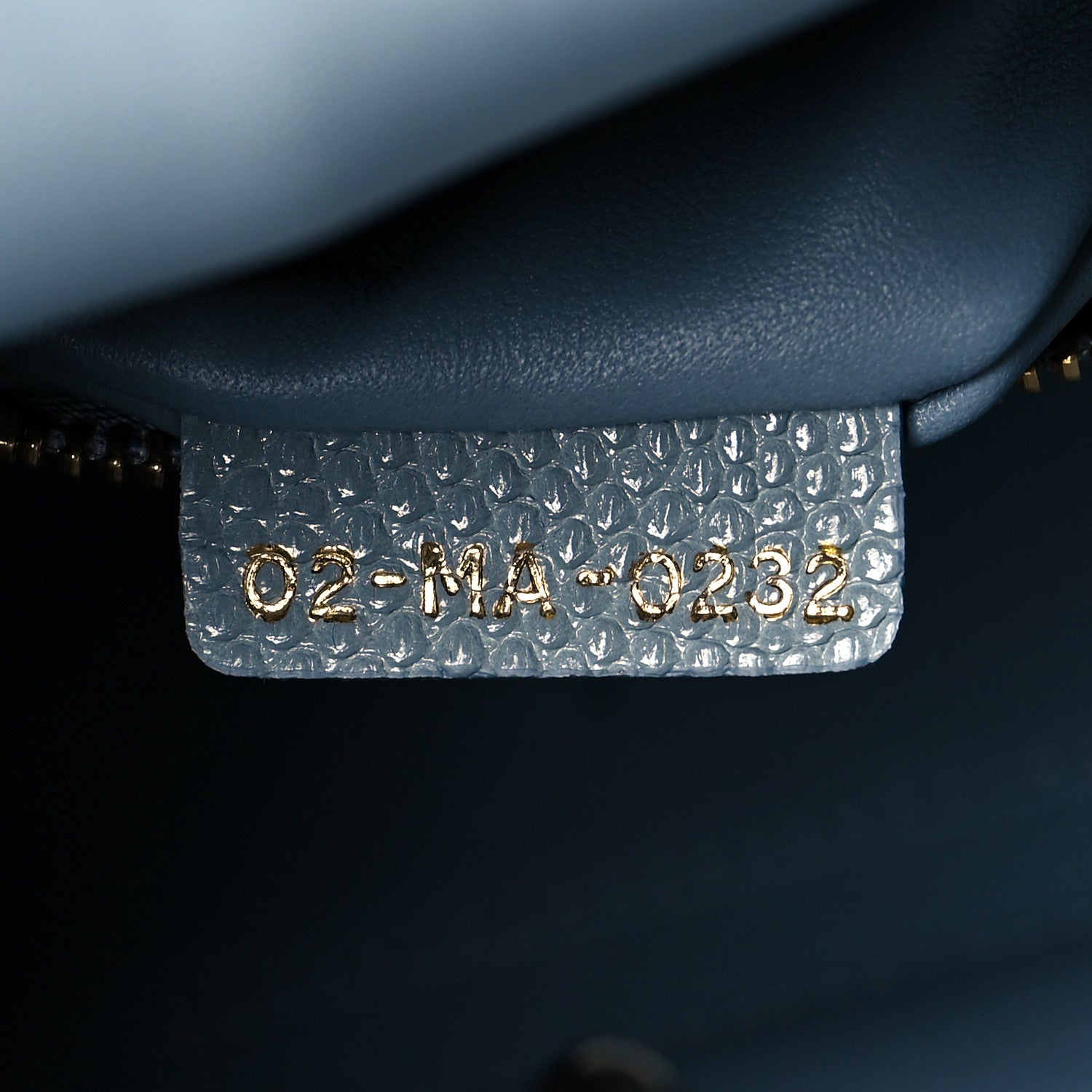 Christian Dior Lizard Small Lady Dior Cloud Blue 6 of 9