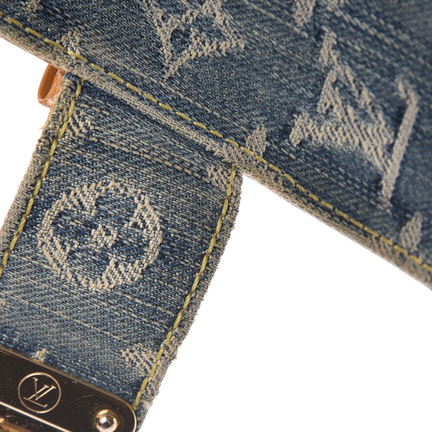 Monogram Denim Agenda PM Blue