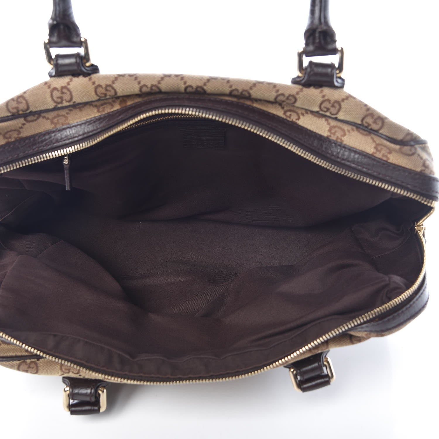 Gucci Monogram Hasler Boston Dark Brown 5 of 19