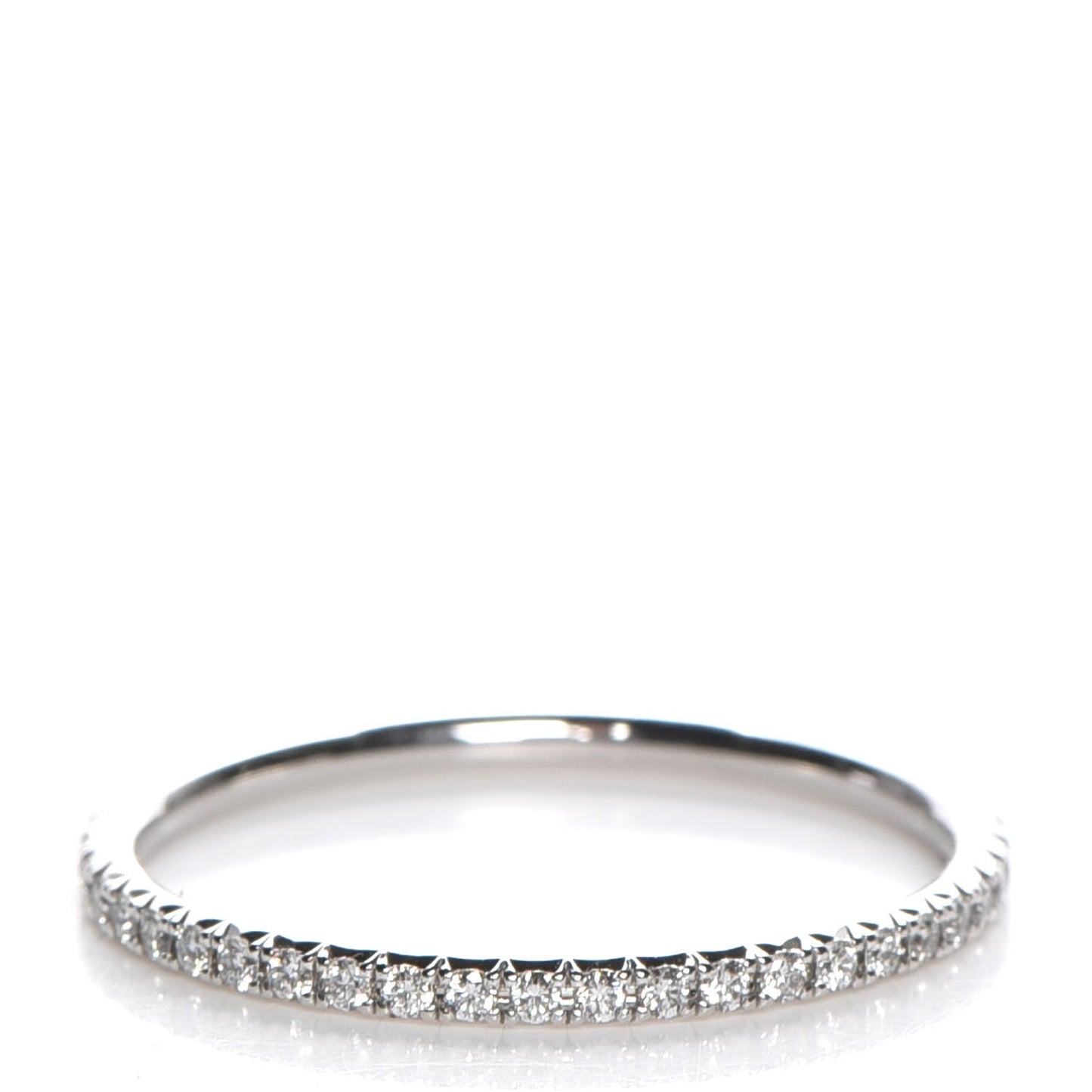 18K White Gold Diamond Metro Ring 7.5
