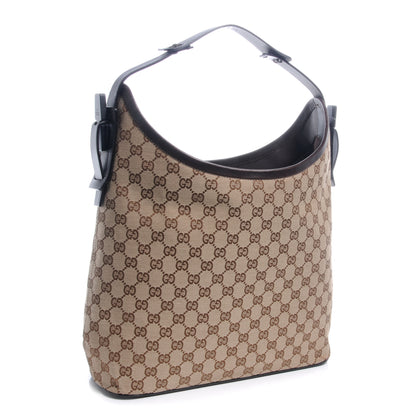 Gucci Monogram Large Shoulder Bag Ebony 3 of 8