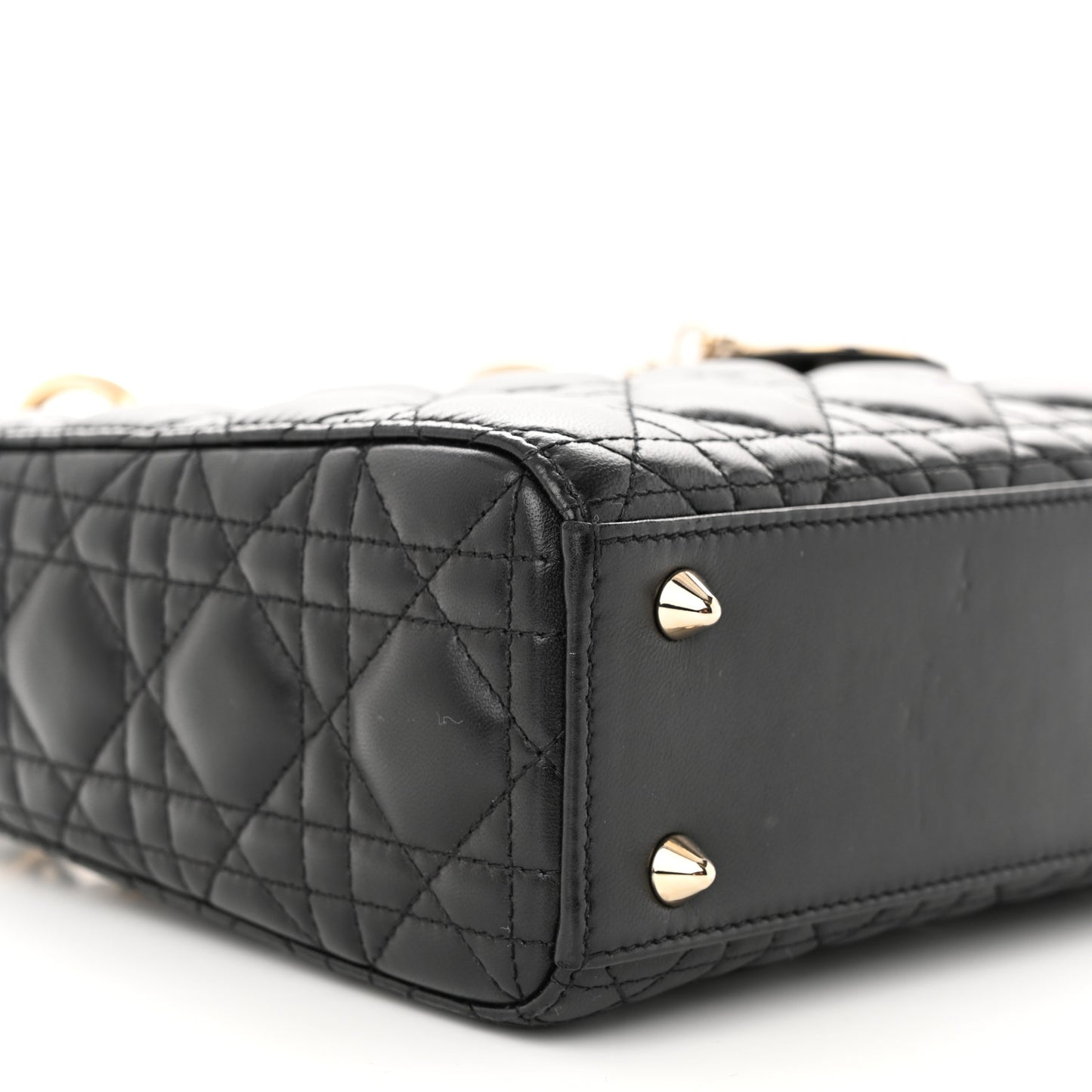 Lambskin Cannage Small My ABCDior Lady Dior Black