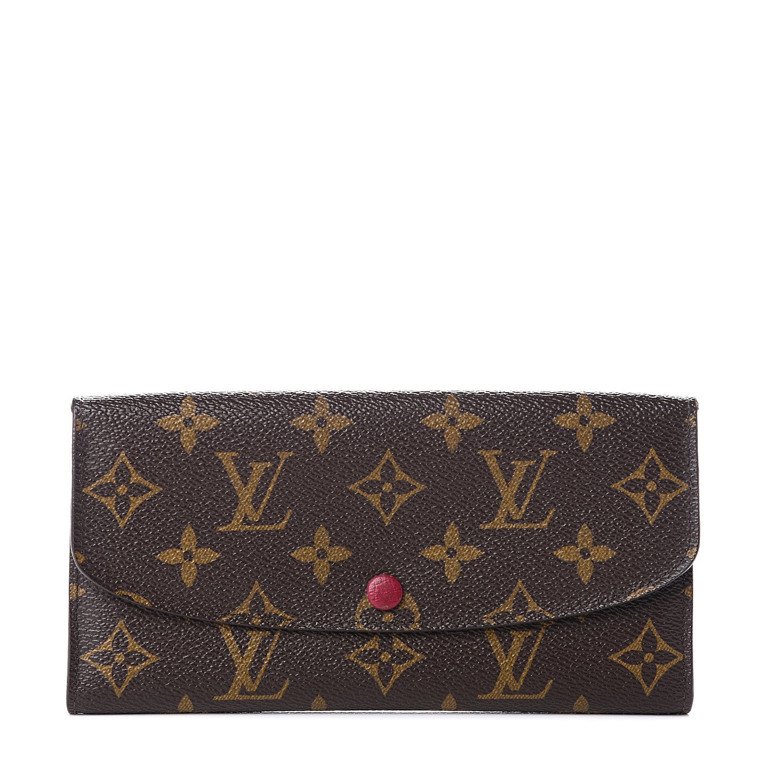 Louis Vuitton Monogram Emilie Wallet Fuchsia 1 of 9