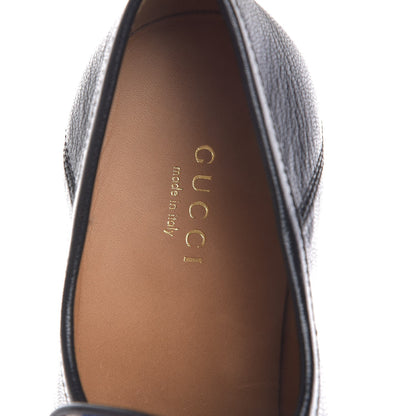 Gucci Lambskin Union Jack Horsebit Loafer Pumps 37 Black 7 of 11