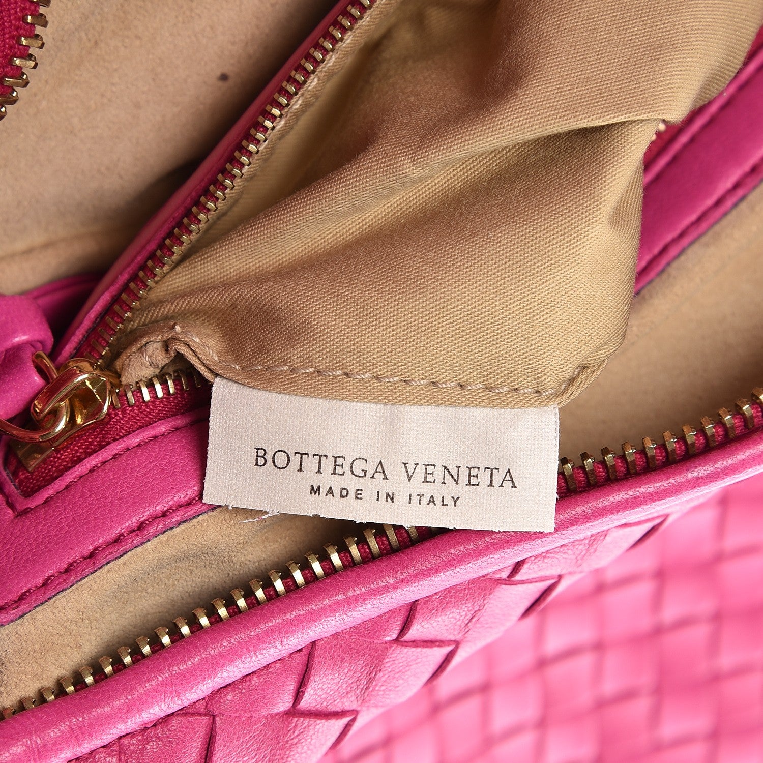 Bottega Veneta Nappa Intrecciato Medium Veneta Hobo Fuchsia 6 of 7