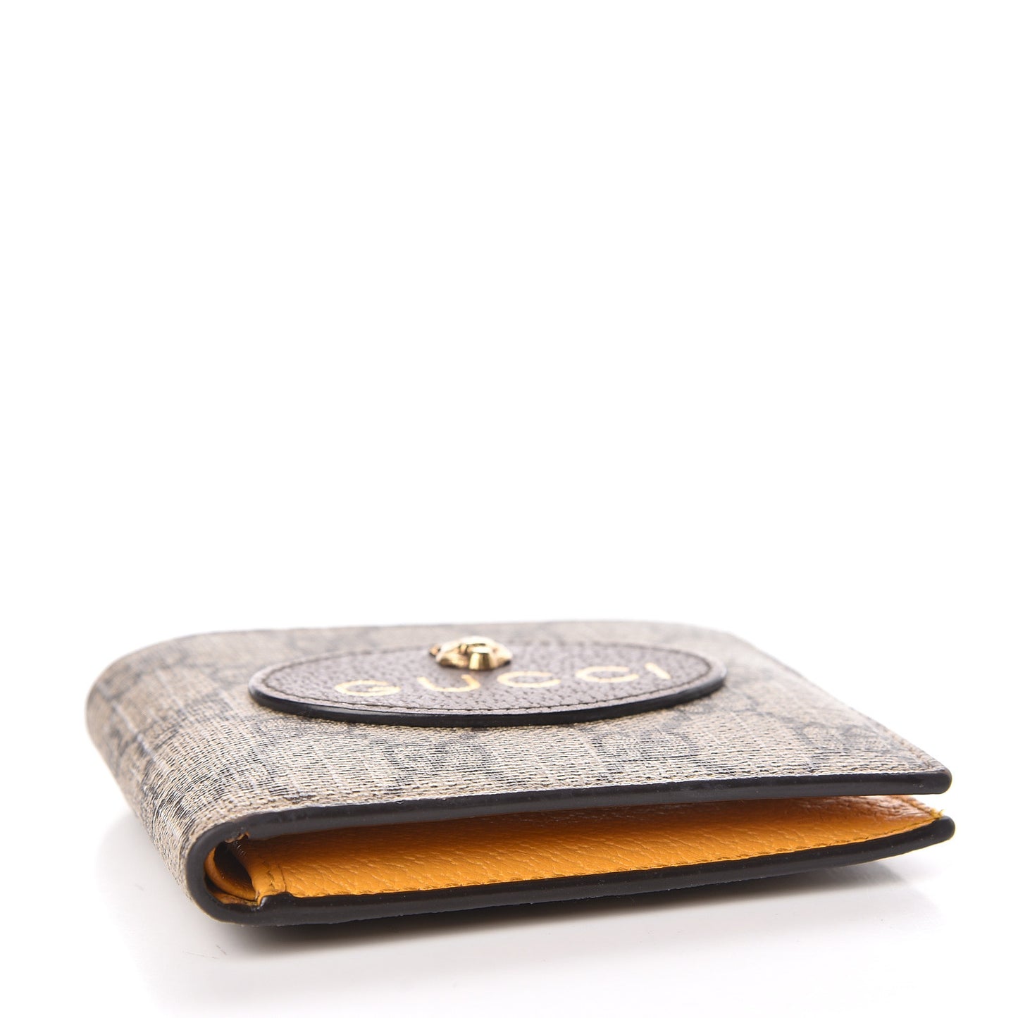GG Supreme Monogram Neo Vintage Bi-Fold Wallet Beige Crop New Acero