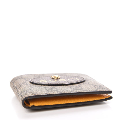 Gucci GG Supreme Monogram Neo Vintage Bi-Fold Wallet Beige Crop New Acero 4 of 8