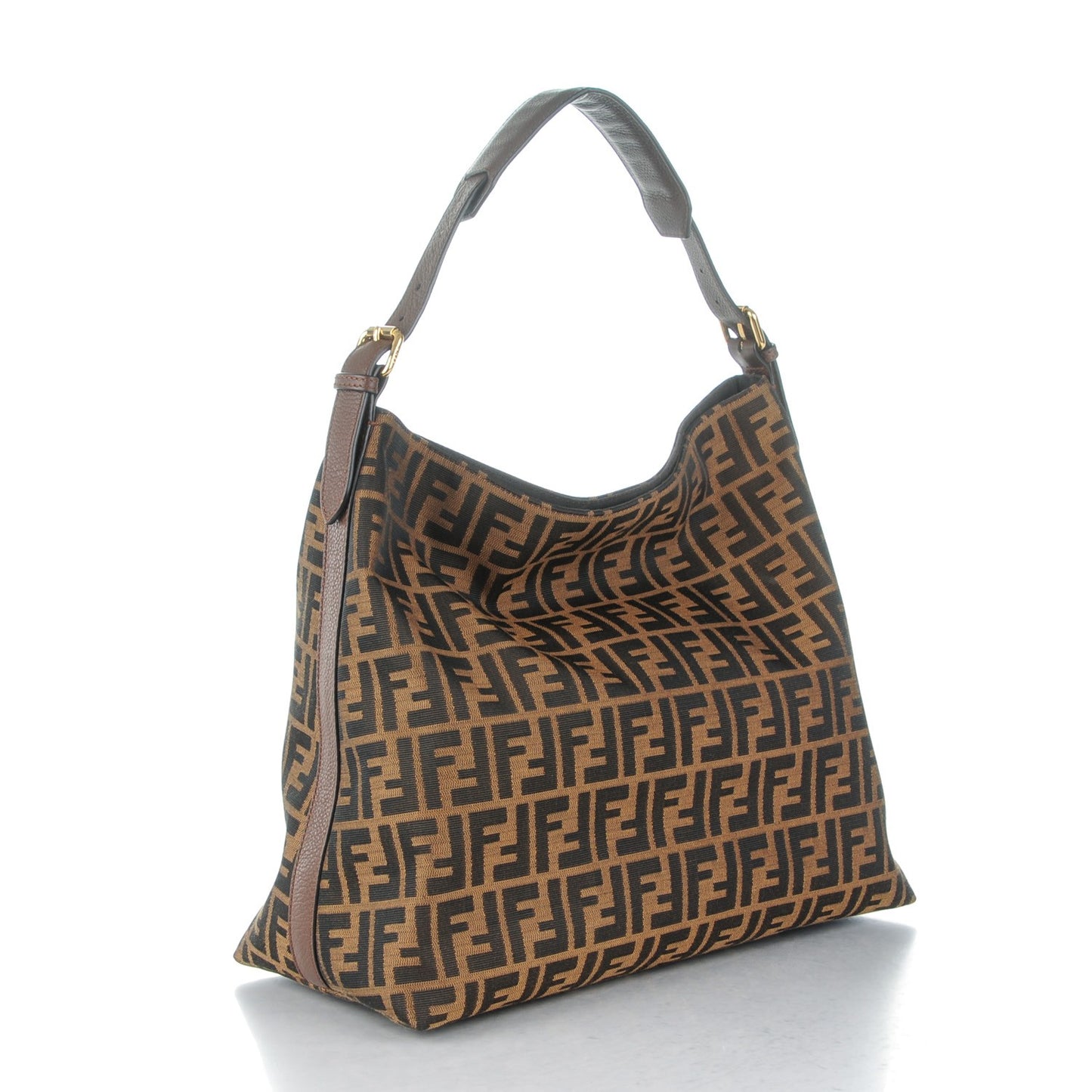 Zucca Vitello Artic Large Hobo Tobacco Castagna