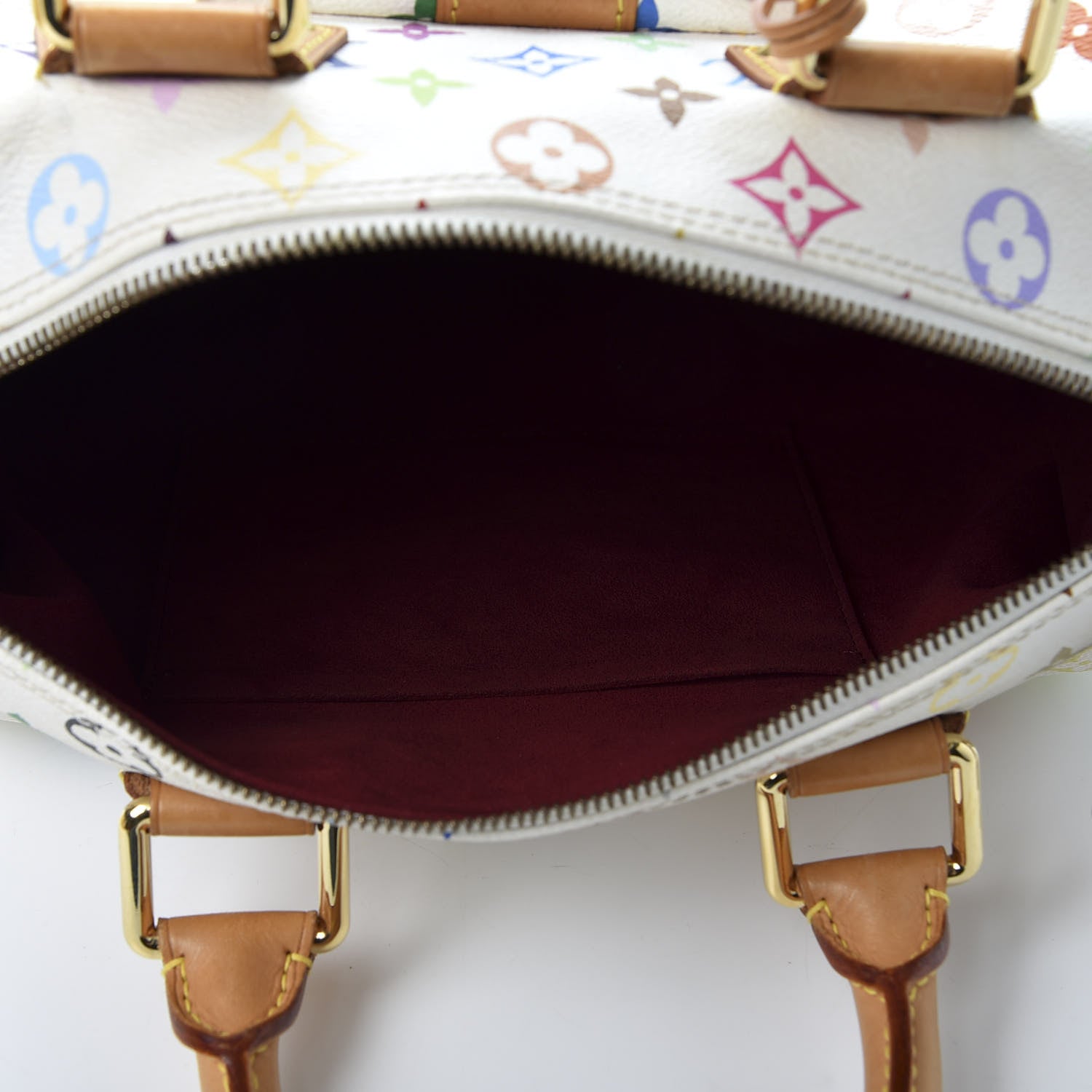 Louis Vuitton Monogram Multicolor Speedy 30 White 4 of 8