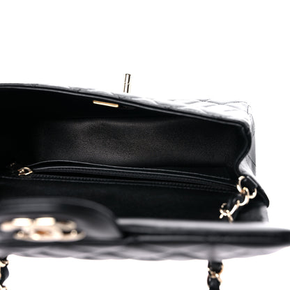 Chanel Lambskin Quilted Mini Rectangular Flap Black 5 of 9