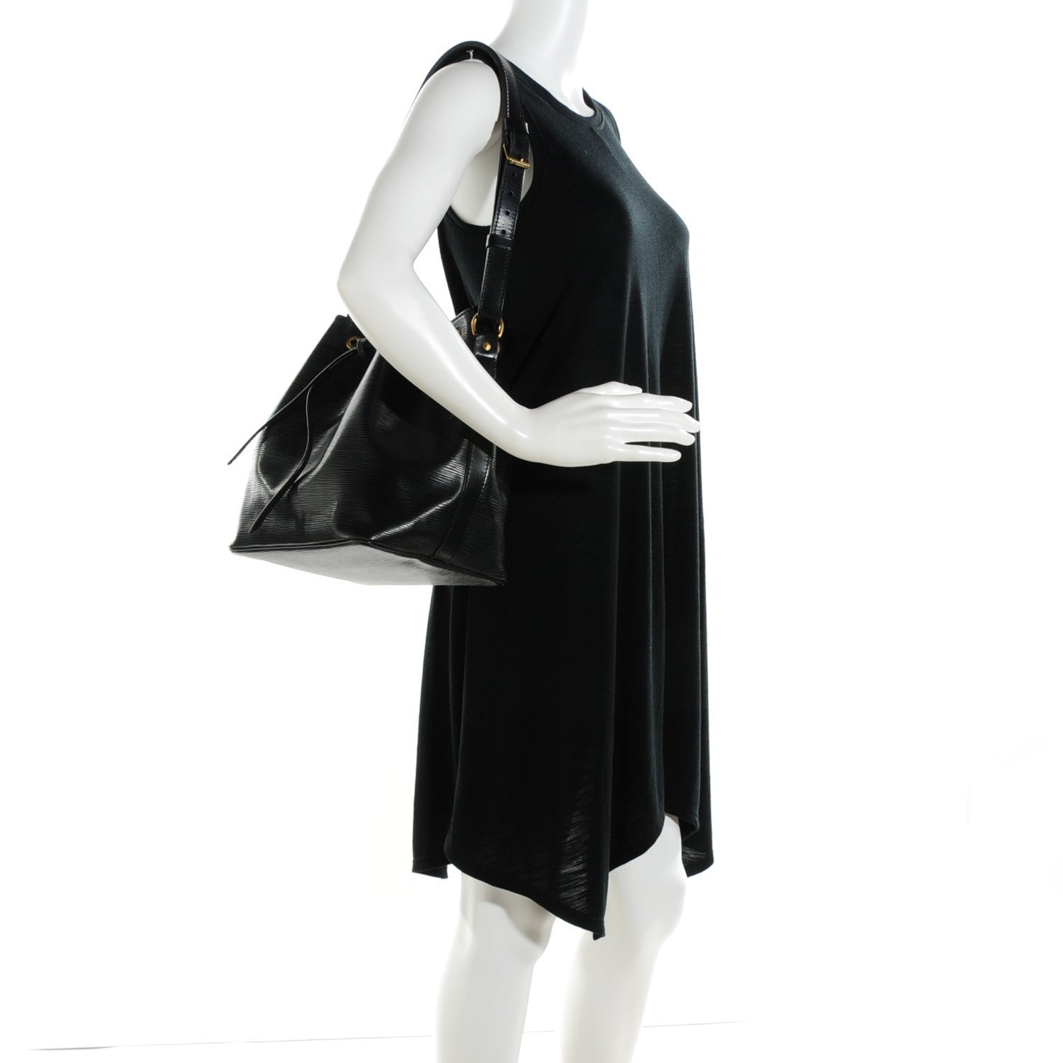Louis Vuitton Epi Petit Noe Black 2 of 10