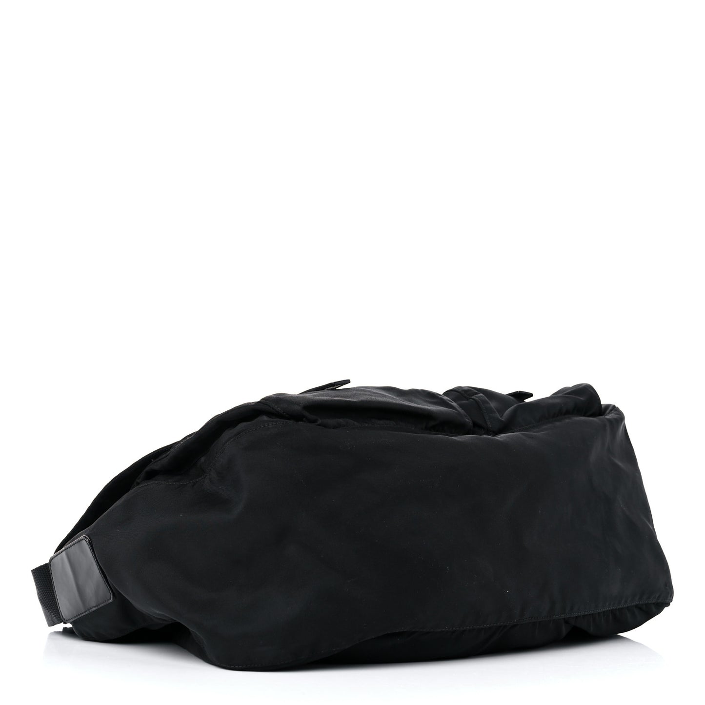 Nylon Vela Messenger Bag Black
