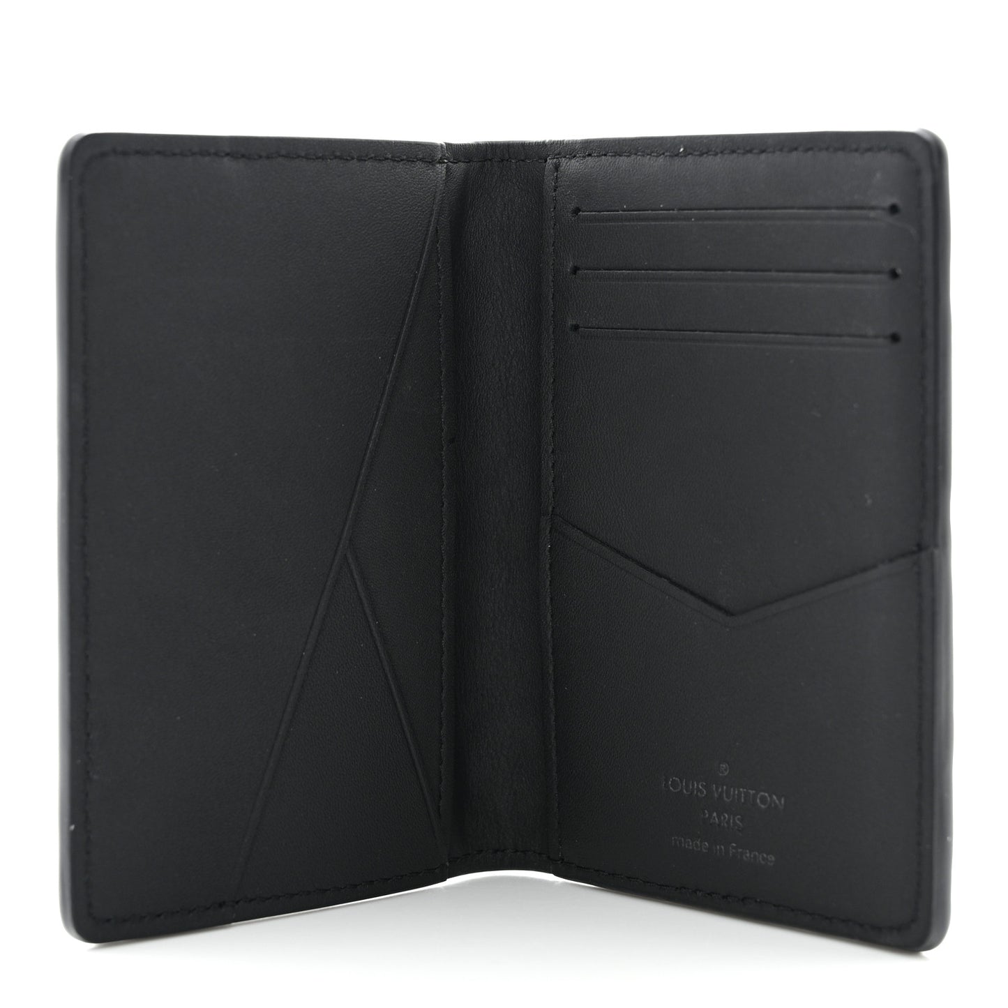 Taurillon Monogram Pocket Organizer Black