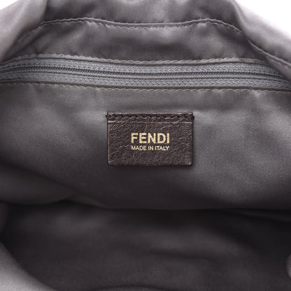 Fendi Vitello Savana Big Mama Baguette Grigio Tartaruga Natural 6 of 12