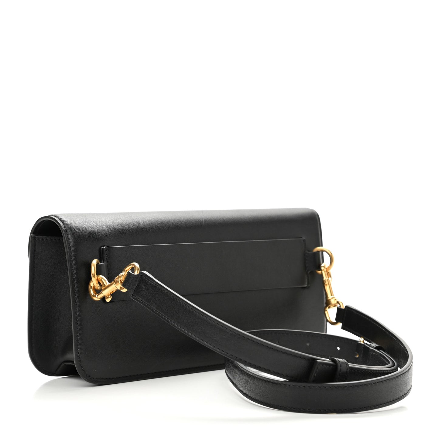Smooth Calfskin VSling Belt Bag Black