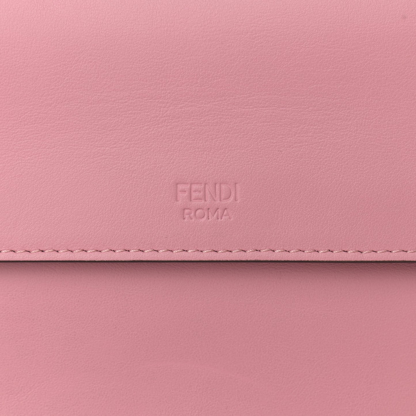 Vitello Century Opaco F is Fendi Kan I Shoulder Bag Rosa Blossom