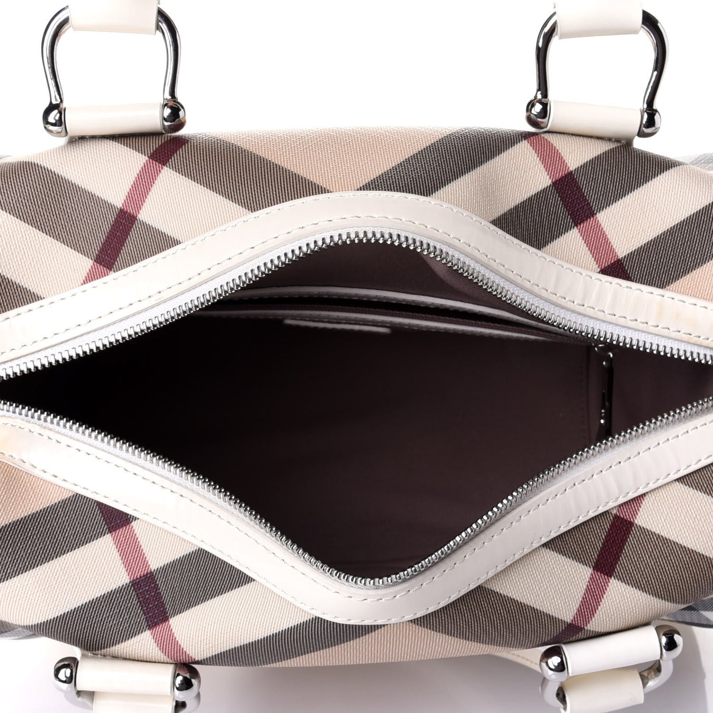 Nova Check Bowling Bag White