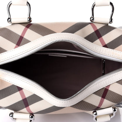 Burberry Nova Check Bowling Bag White 5 of 11