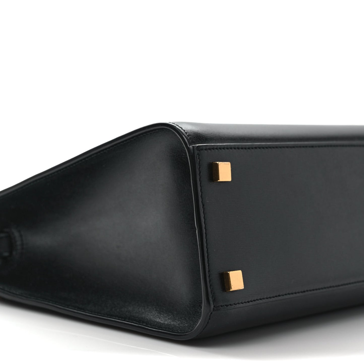 Calfskin Small Manhattan Shopper Tote Black