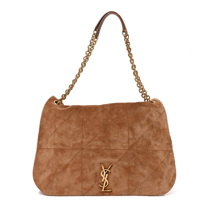 Saint Laurent Suede Matelasse Monogram Large Jamie 4.3 Snuff 1 of 10
