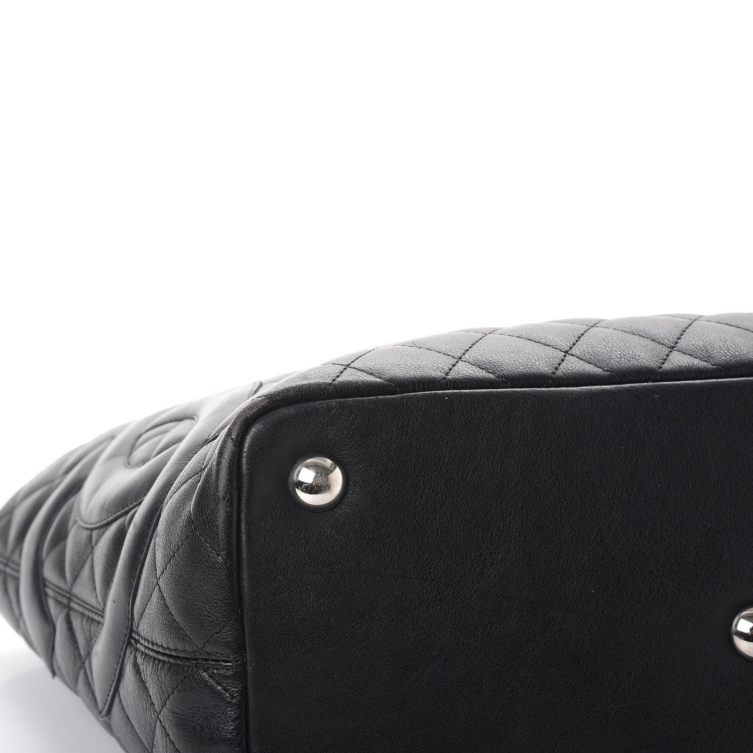 Chanel Calfskin Quilted Large Cambon Tote Black 9 of 12