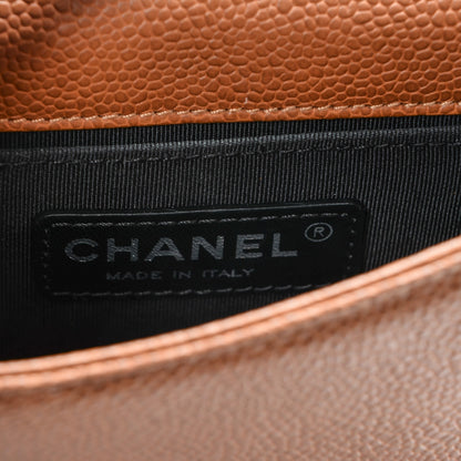 Chanel Caviar Mini Dallas Boy Brick Flap Brown 7 of 8