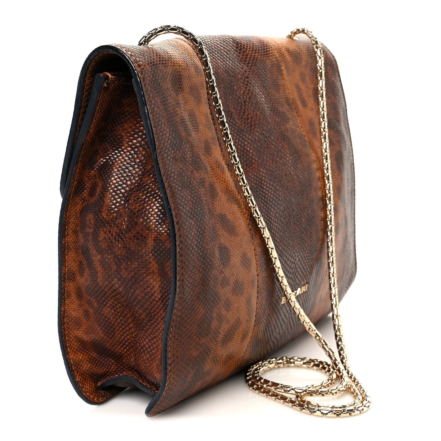 Bulgari Karung Serpenti Forever Medium Shoulder Bag Brown 3 of 11