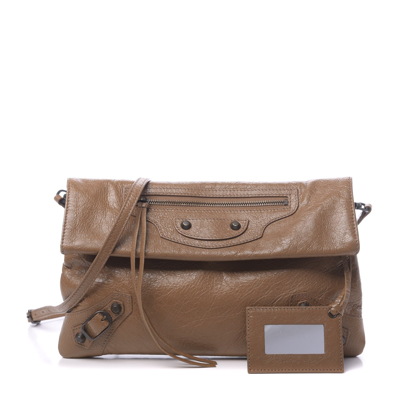 Balenciaga Agneau Classic Hardware Envelope Clutch Cannelle 1 of 11