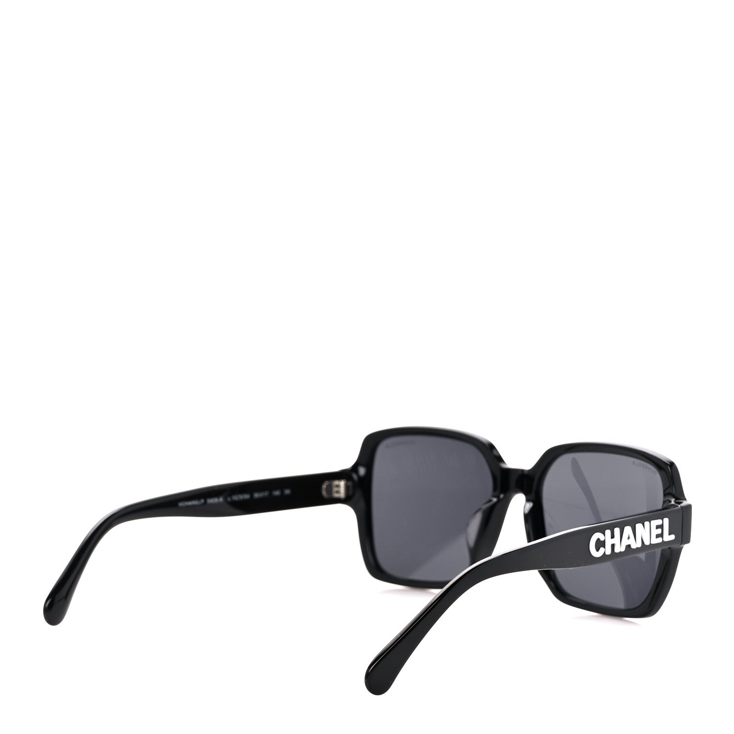 Chanel Acetate Square Sunglasses 5408-A Black 4 of 8