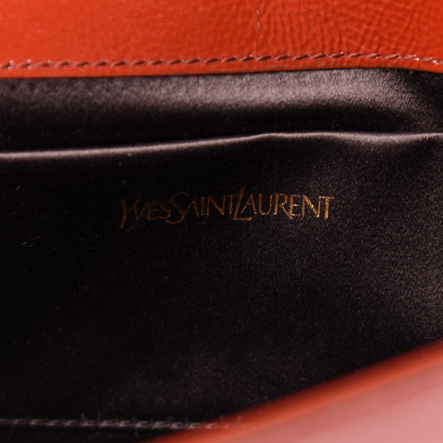 Saint Laurent Textured Patent Small Belle De Jour Clutch Red 6 of 7