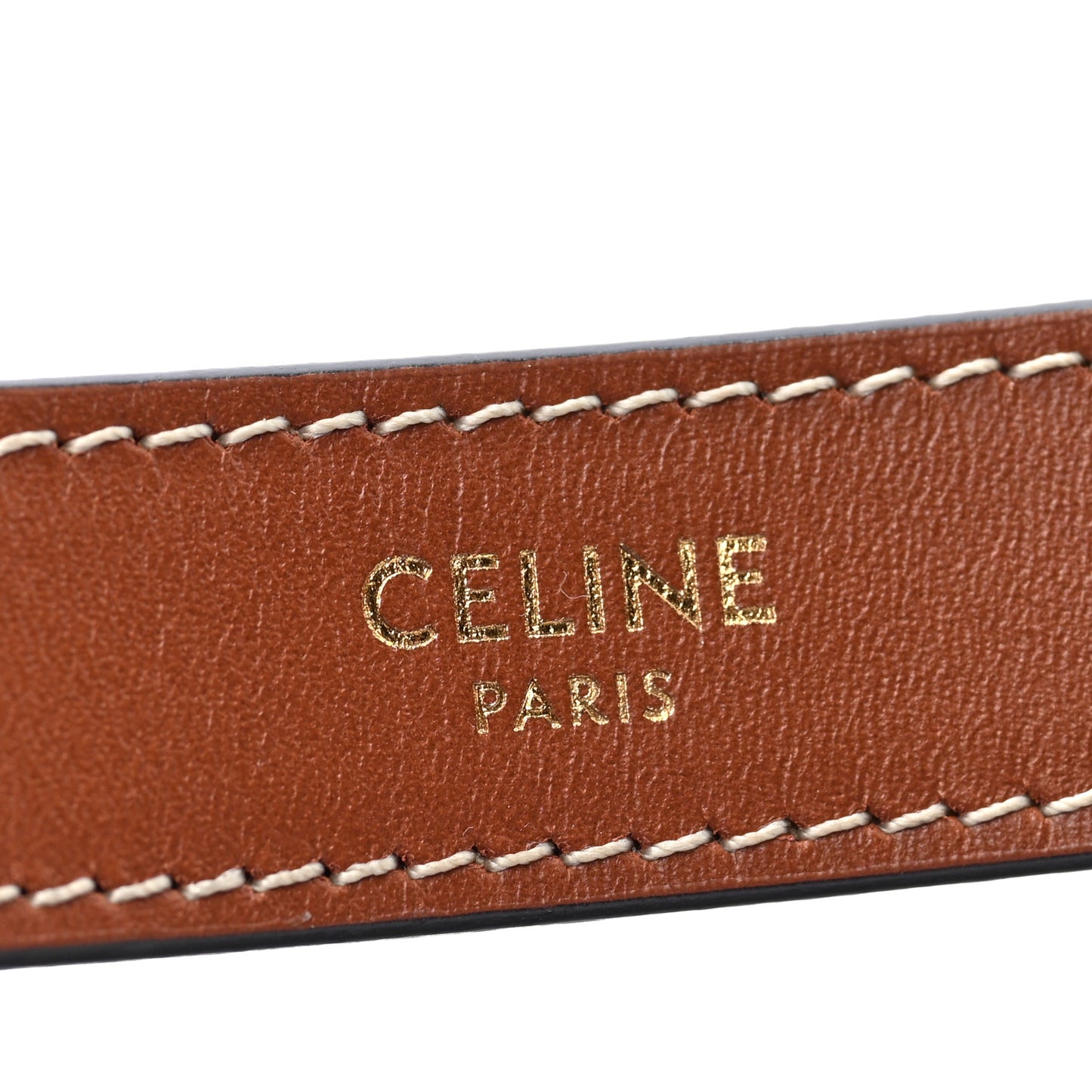 Triomphe Canvas Calfskin Ava Shoulder Bag Tan