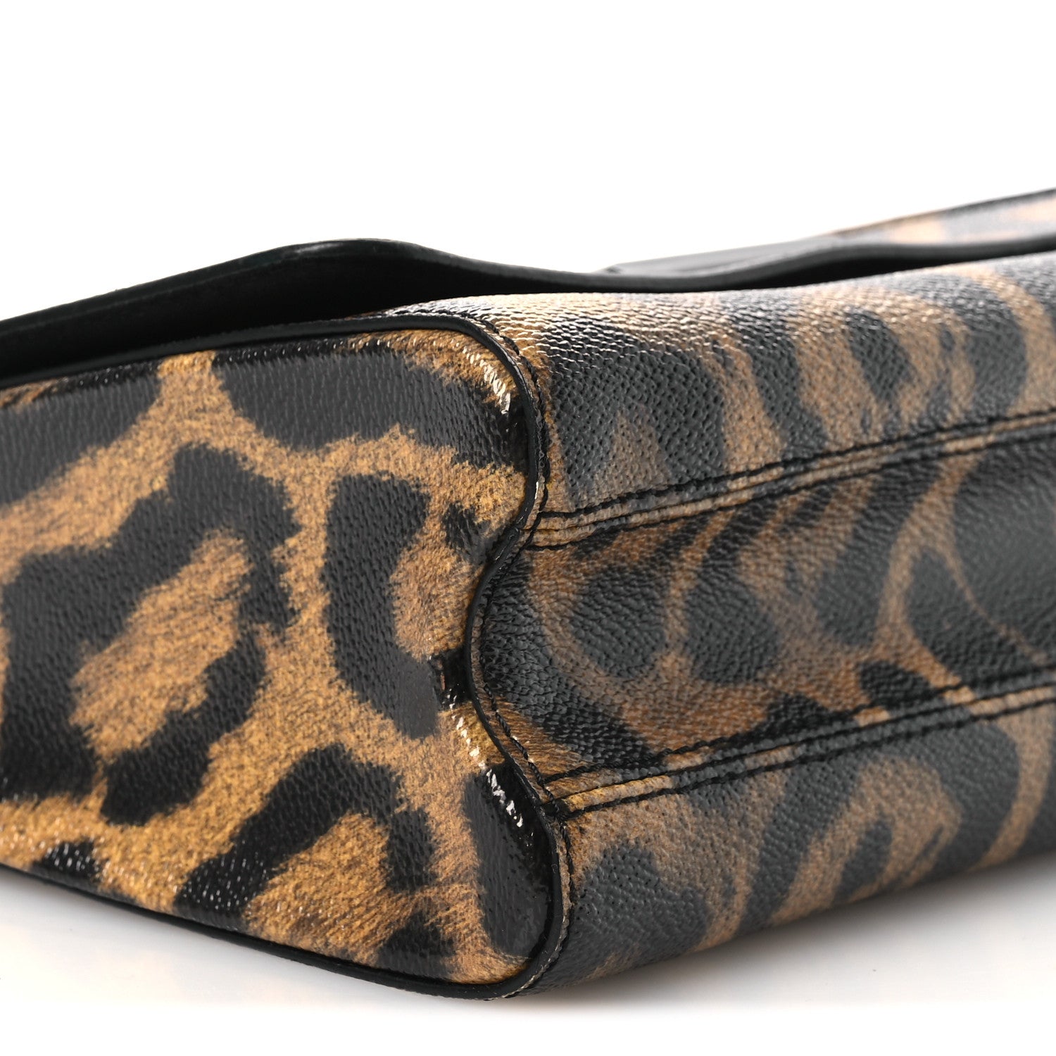 Louis Vuitton Calfskin Wild Animal Print Twist Shoulder Bag MM 8 of 11